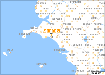 map of Sŏndo-ri