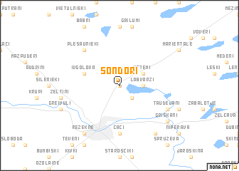 map of Sondori