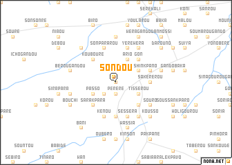 map of Sondou