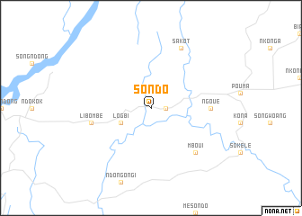 map of Sondo