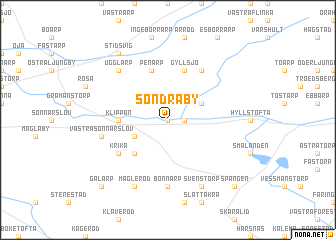 map of Söndraby