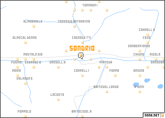 map of Sondrio