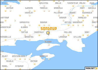 map of Sondrup