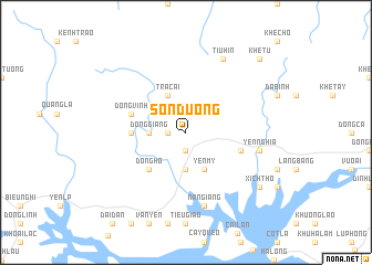 map of Sơn Dương