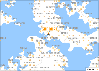 map of Sŏndu-ri