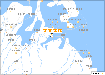 map of Sonegata