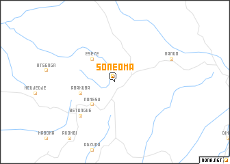 map of Soneoma