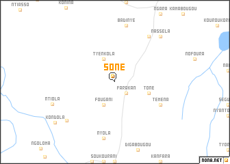 map of Soné