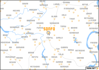 map of Sonfo