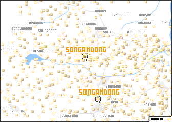 map of Songam-dong