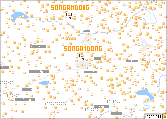 map of Songam-dong