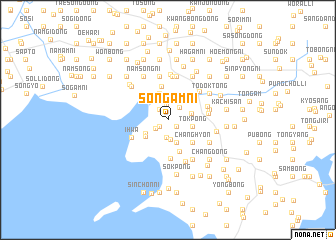 map of Sŏngam-ni