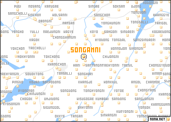 map of Songam-ni