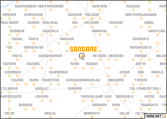 map of Songane