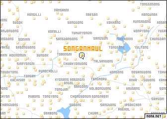 map of Sŏngan-maŭl