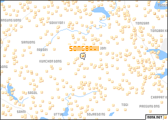 map of Sŏngbawi