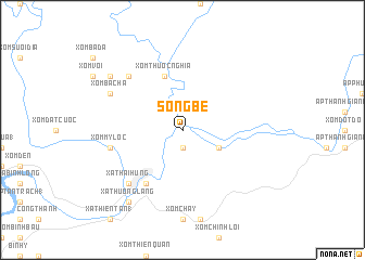 map of Sông Bé