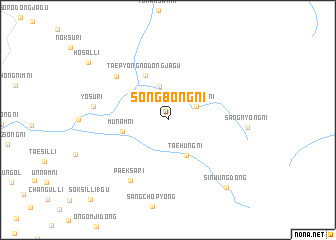 map of Songbong-ni