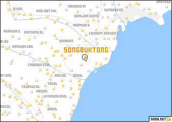 map of Songbuk-tong