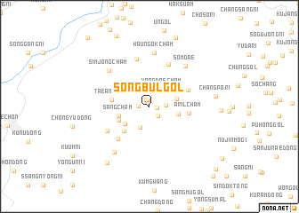 map of Sŏngbul-gol