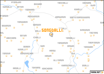 map of Songdal-li