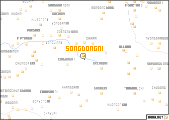 map of Songdong-ni