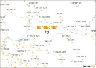 map of Songdong-ni