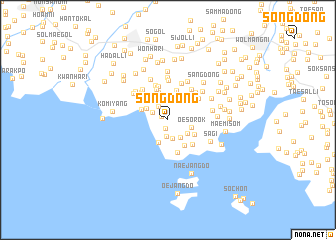 map of Sŏng-dong