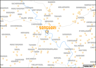 map of Sŏngdo-ri