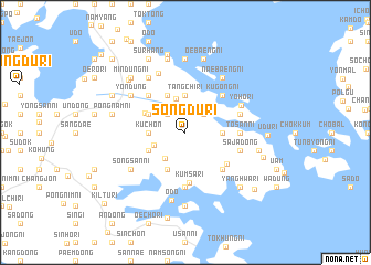 map of Sŏngdu-ri
