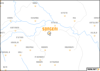 map of Songeni