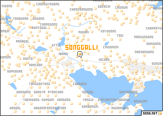 map of Songgal-li