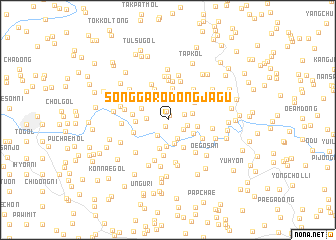 map of Songga-rodongjagu