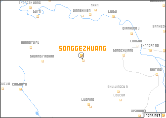 map of Songgezhuang