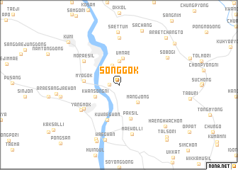 map of Sŏnggok