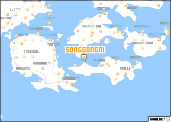 map of Songgong-ni
