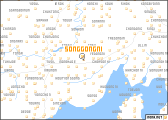 map of Songgong-ni