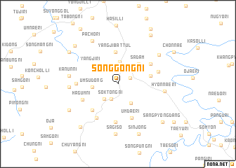 map of Sŏnggong-ni