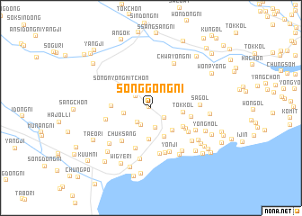 map of Sŏnggong-ni