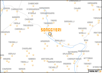 map of Songgye-ri