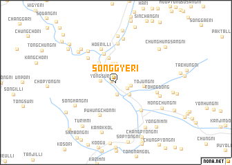 map of Songgye-ri