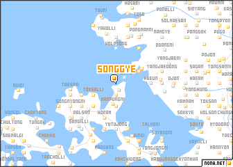 map of Songgye