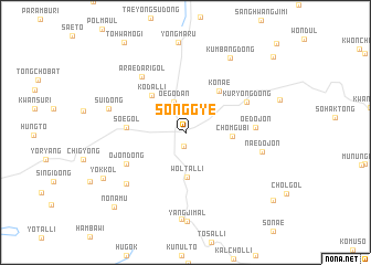 map of Songgye