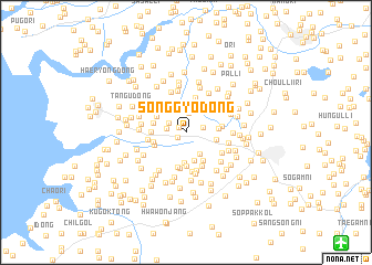 map of Songgyo-dong