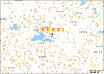 map of Sŏngha-dong