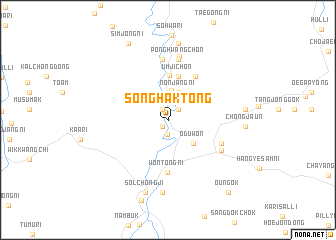 map of Songhak-tong