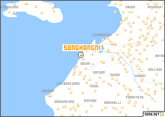 map of Songhang-ni