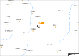 map of Songhe