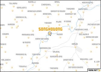 map of Songho-dong