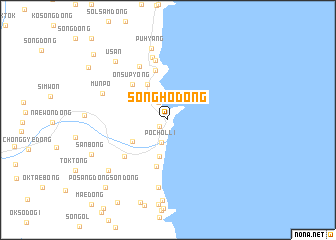 map of Songho-dong